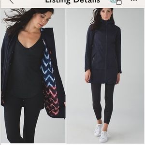 Rare!! Lululemon Definitely Raining Jacket